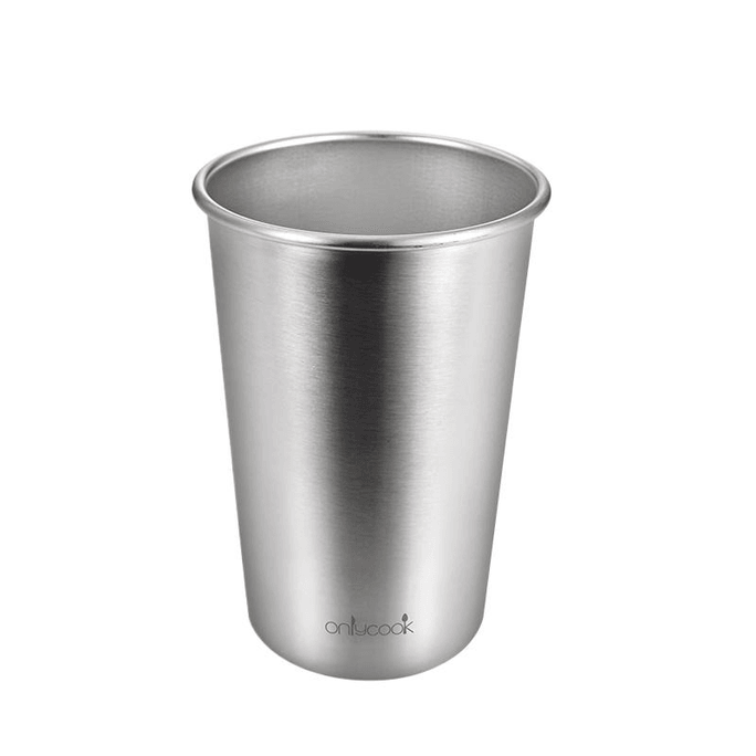 Food-grade 304 Stainless Steel Single-layer Beer Mug, Anti-drop 103g*1 Piece