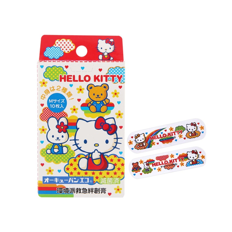 日本直送品】ニチバン ハローキティ絆創膏 10枚入 - Yami
