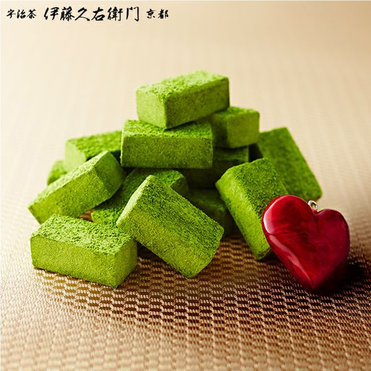 【日本直送】伊藤久右衛門 期間限定宇治抹茶生チョコレート 16個入/箱 5