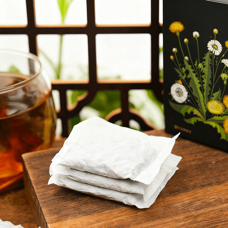 【Canada Direct Mail】 Sifan Da Dandelion Bitter Tea 100g (5g x 20 bags) Heavy Oil Heavy Food Daily Refreshing Health Bag Tea, Post-meal Degreasing and Moisturizing Independent Triangle Tea Bags, Frequent Business Banquets Oily Essential Refreshing Herbal Tea 3