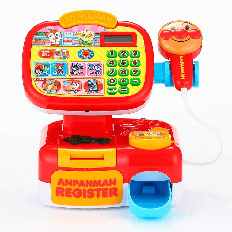 ごっこ遊びおもちゃ 家庭用おもちゃ バー小道具 簡単にお金が入れられる セルフサービススキャン パン スーパーマン レジ 3