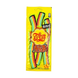 珍宝珠 酸条啫喱糖 缤纷果味彩虹软糖 8条装 57.6g【酸酸甜甜超惊艳!!】【罗森便利店同款】【童年回忆零食】