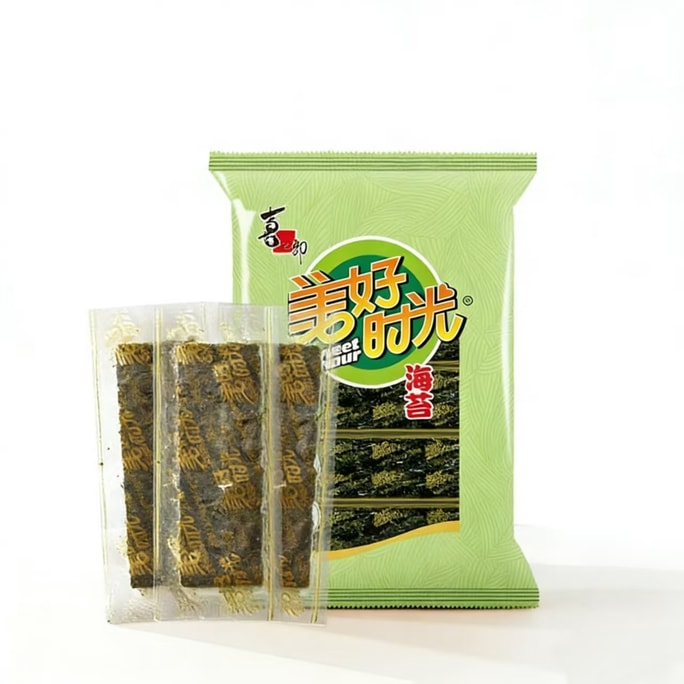 Classic original flavour seaweed instant rice mix for children, snack stock, crispy 4g*2 bags