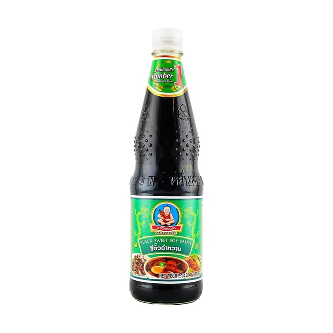 Black Sweet Soy Sauce, Green Label, 34.22 oz 【For Shark Fin, Fish Maw Soup】