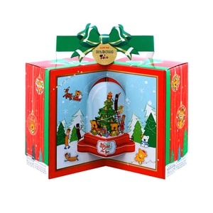 Koala's March & Toppo Biscuits Christmas Gift Box,Vanilla Chocolate Flavor,3.69oz