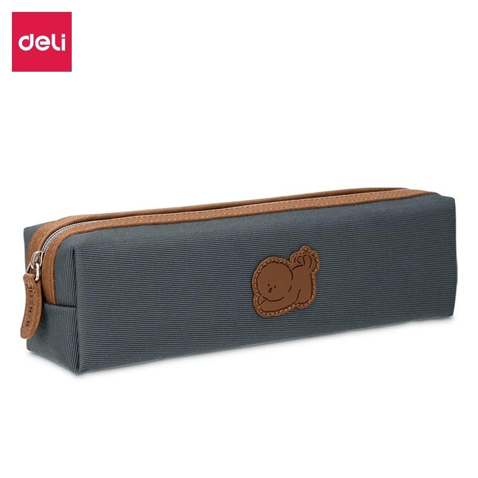 Small Square Bag Pencil Case Simple And Small Fresh Pencil Box Gray 210*50*55mm