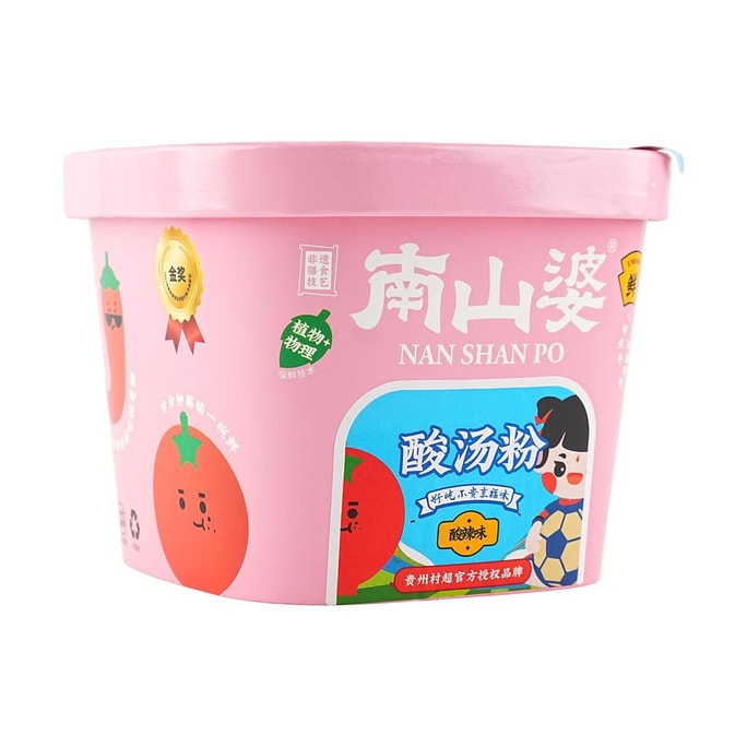 南山婆 贵州酸汤粉 酸辣味 桶装 150g
