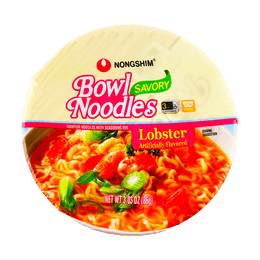 Savory Lobster Bowl Noodles - Instant Noodles, 3.03oz