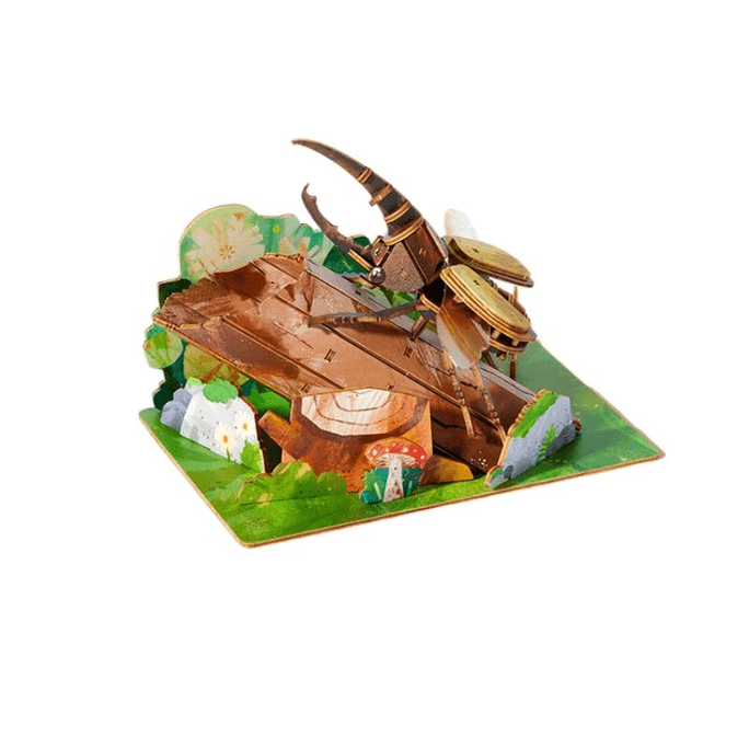 Mideer Milu Insect 3d Puzzle Toy Children's Puzzle Building Blocks Assembly Model Long Halberd Big Dipper 1 Set