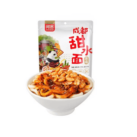 阿宽 成都地道甜水面 甜辣味干拌方便 老成都特色网红小吃 美味湿面劲道 270g*1
