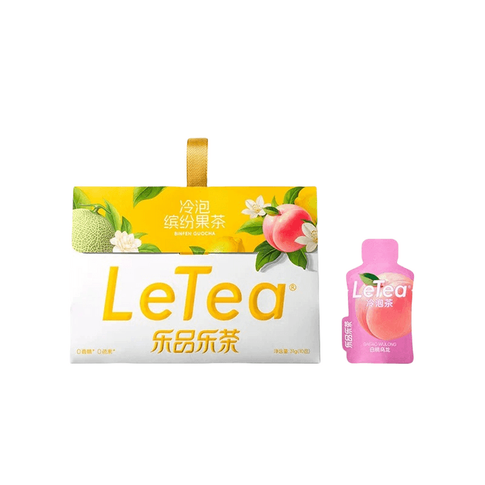 레핀리 티 콜드브루 컬러풀 과일차 0색소 0향 100% 순수 오리지널 잎차 10팩/박스