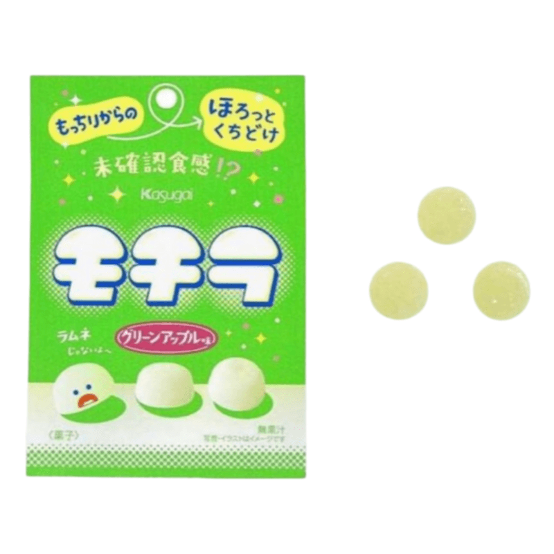 【日本直邮】 日本 春日井 期间限定 青苹果糯糯软糖 32g