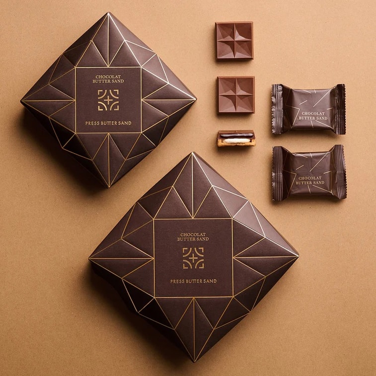 【日本直邮】日本 press butter sand 浓厚生巧奶油夹心黄油曲奇饼干 4个装 7