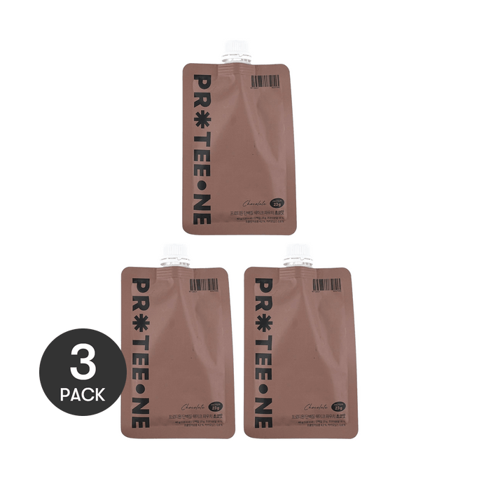 Protein Shake Pouch Chocolate Flavor 1.41 oz*3【Value Pack】