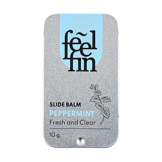 Peppermint Aromatic Slide Balm, Peppermint Flavor, Fresh and Clear