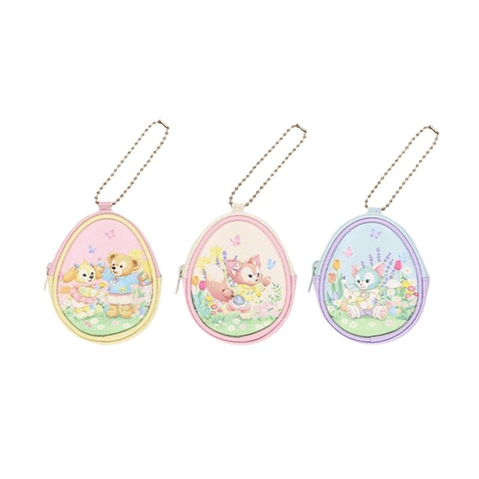 Tokyo Disney 2024 Spring Easter Limited Pendant Storage Bag Coin Purse 3 pcs