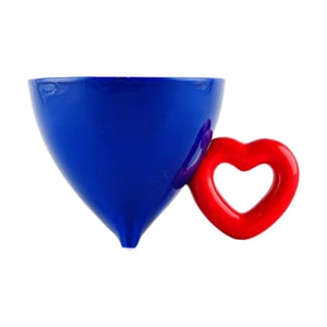 Pivot Coffee Cup Creative Mark Cup Ceramic Cup Blue