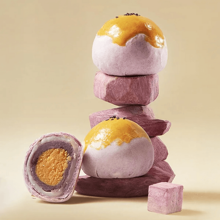 Xuan Ma Egg Yolk Pastry Gift Box,Matcha+Red Bean+Purple Sweet