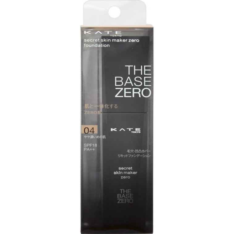 Secret Skin Maker Zero Foundation 04 Dark Skin 1pcs 0