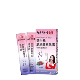 [중국 직배송] 난징 통런탕 미국산 효소 젤리, 피지 감소, 변비 해소, 복합 과일 및 채소 프로바이오틱스, 블루베리 프리바이오틱스 효소 젤리, 105g/박스