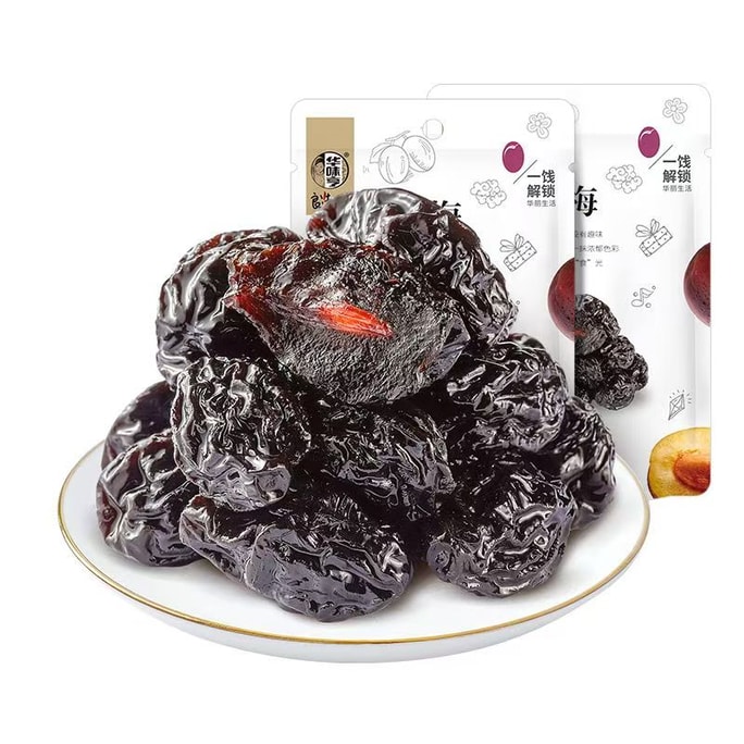 Dried prunes preserved plums snack sweet and sour dried plums candied plums individually packaged 108g*1 bag