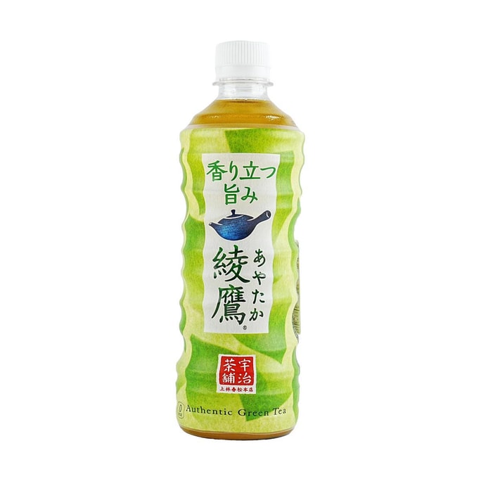 日本COCA COLA可口可乐 AYATAKA绫鹰绿茶 无糖 525ml