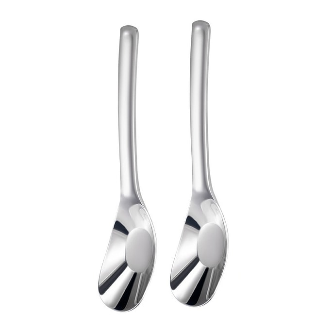 iiimomo 2件套 厨房汤匙 元宝造型 加厚型 316不锈钢