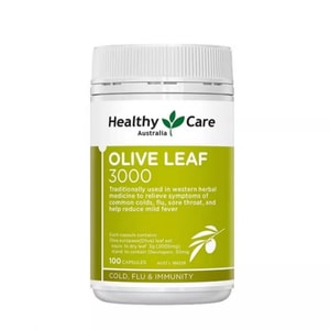 【中国直邮】 澳大利亚 Healthy Care 橄榄叶提取物胶囊油柑酸平衡抵御力草本澳洲进口 100粒