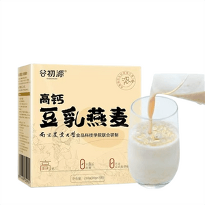 Soy Milk Oatmeal No Sugar Alcohol Low Fat Free High Calcium Milk Nutrition Satiety Breakfast Instant Drink 210g/box