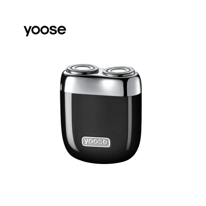【中国直邮】Yoose 有色 MINI 2.0 新款迷你便携电动 全合金剃须刀 暗夜黑色 1个装【王一博同款】
