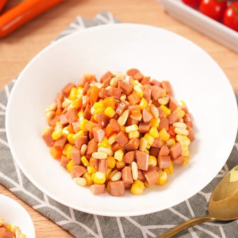 Vegetarian New Ham  Sausage 5 in 1 Bag 150g 3