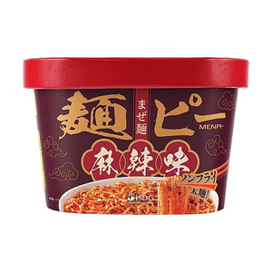 Chinese Style Instant Menpi - Instant Noodles, Spicy Flavor 3.53 oz【Non-Fried】【Spicy & Savory】【Chewy Thick Noodles】
