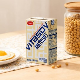 【Value Pack】Original Soy Milk Healthy, Non GMO, Non-Dairy, Vegan, 8.45 fl oz*6