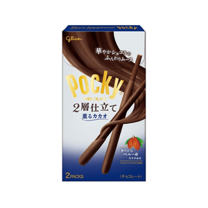 【日本直邮】 日本 格力高日本 Glico Pocky 双层香可可味 2袋/盒