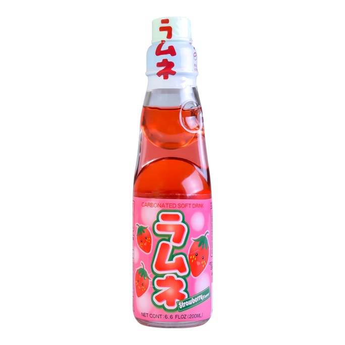 Ramune Soda Strawberry 6.6 fl oz
