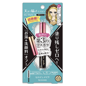 【日本直邮】日本 ISEHAN伊势半KISS ME 花漾美姬防水型三代睫毛膏 #黑色极细纤长款 6g