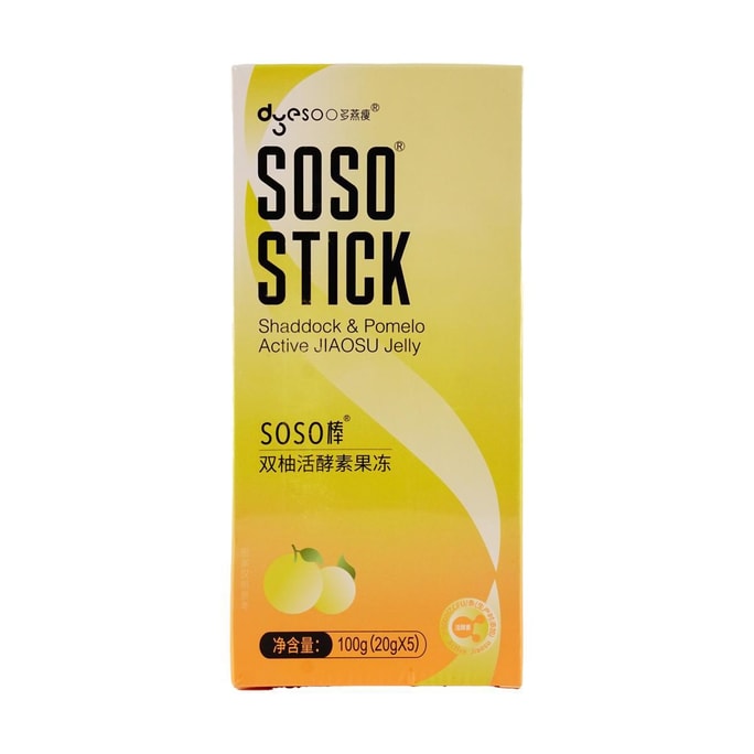SOSO Bar Pomelo Active Enzyme Jelly, 5sticks