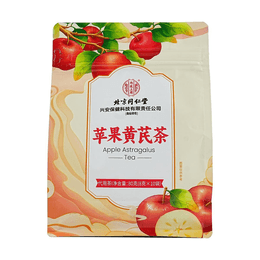 北京同仁堂 兴安保健 苹果黄芪茶 素颜水 适合女生喝的果茶茶包 8g*10袋 内调去黄 气血充足