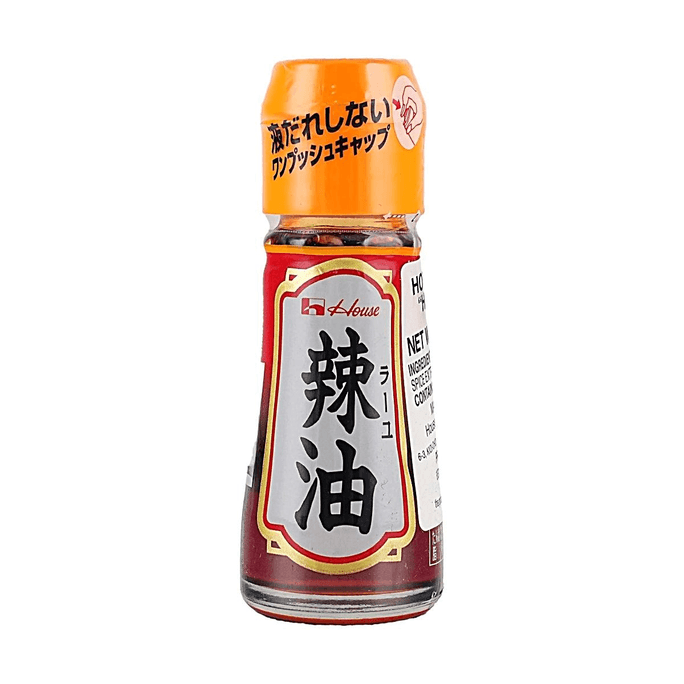 日本HOUSE FOODS好侍  辣油 31g 【芝麻油基底】【一键开盖】【香辣浓郁】