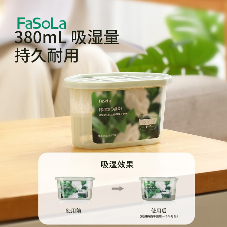 Indoor Moisture-Proof Dehumidifier Box Anti-Mold Desiccant 3 Box 3