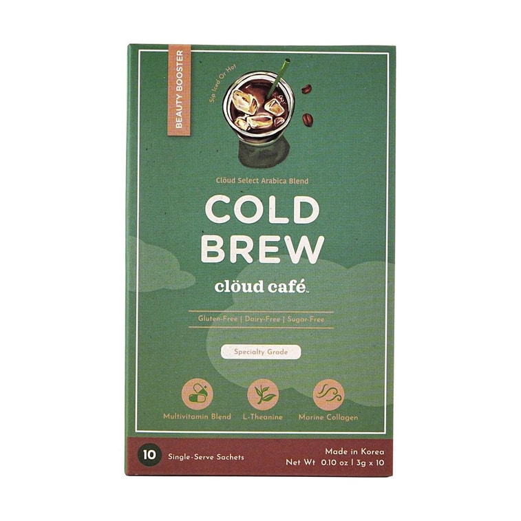 Collagen Cold Brew Coffee Smooth Instant Drink 0 Sugar With Multi Vitamins & Theanine 10 Sticks 5