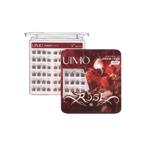 [Glue-free model] Fog velvet eyelashes-rose, glue-free false eyelashes 2025 new rose knight series Korean Asian air fox eyelashes 48 clusters/box