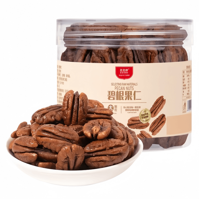 【중국 직배송】 비비미아 신상품 피칸 크림맛 장수 견과류 간식 100g*1통
