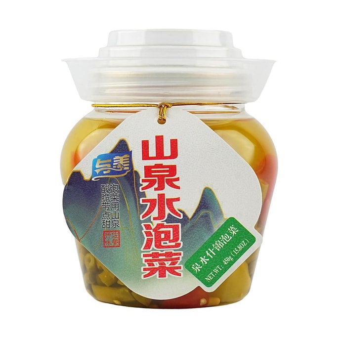 与美 山泉水什锦泡菜 下饭小菜 450g【酸甜脆爽】