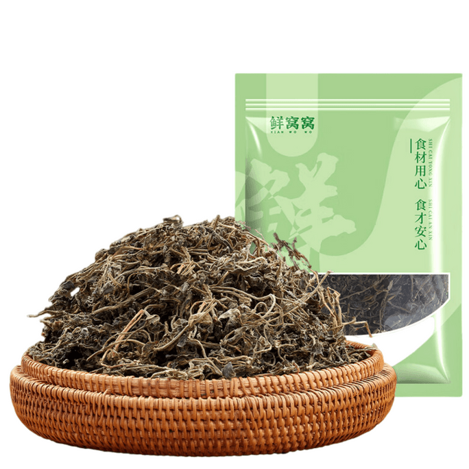 【中国直邮】 鲜窝窝 马齿苋菜干  干马齿苋野菜  马齿菜干货 蚂蚱菜 农家特产200g