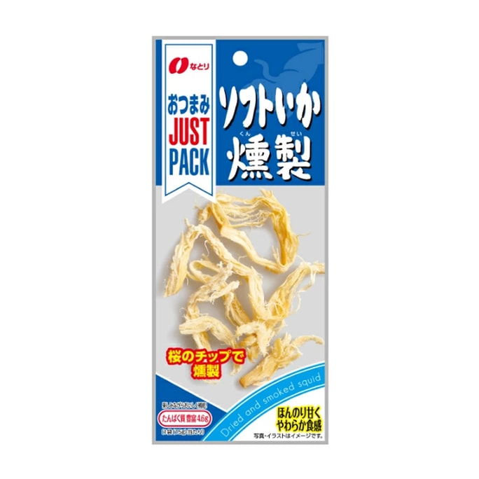 【日本直邮】日本 NATORI 纳多利 熏制软鱿鱼丝 低卡 下酒极品 海味小零食 15g