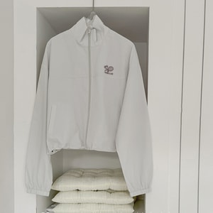 【中國直郵】 HSPM 原紗防曬輕薄速乾運動薄款防曬衣開襟衫 石膏米灰M 1件