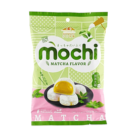Matcha Mochi, 4.23 oz【Soft Rice Cake With Rich Tea Filling】【Vegan】