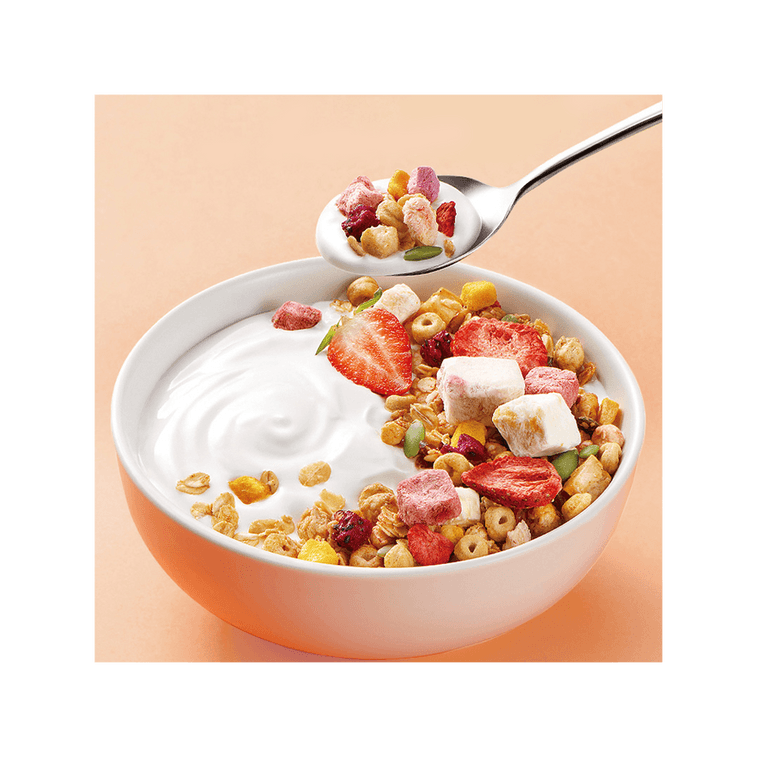 五谷磨房 吃个彩虹 无糖大果粒高纤水果燕麦片 400g 9