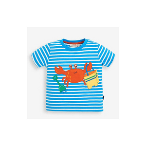 美国 MOM LOVES ME 儿童螃蟹恤 4-5岁